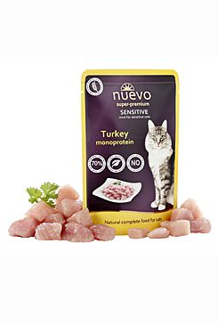 Nuevo kočka sensitive Krůtí monoprotein 85 g
