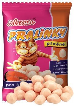 Mlsoun pralinky losos - pamlsky pro kočky, 40g