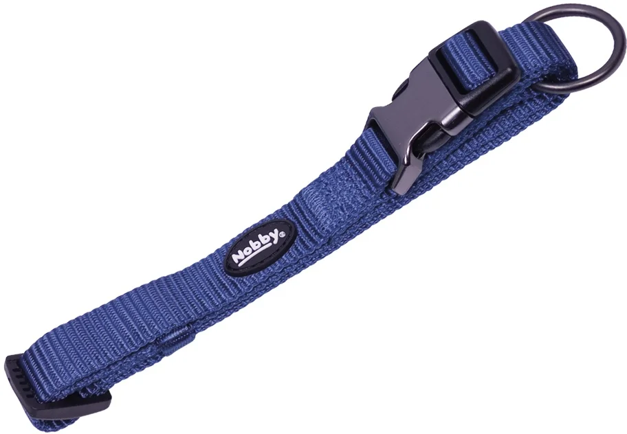 Nobby CLASSIC COMFORT obojek nylon modrý XS-S 30-45cm