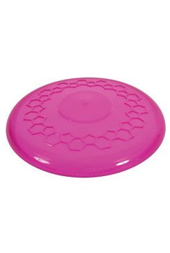 Hračka pes FRISBEE TPR POP růžová Zolux 23 cm