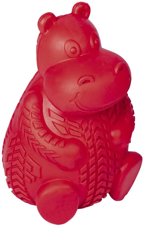 Nobby silná gumová hračka na pamlsky hroch 12cm