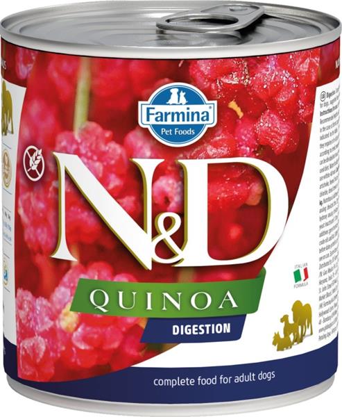 N&D DOG QUINOA Digestion Lamb & Fennel 285 g + 1 ks  ZDARMA