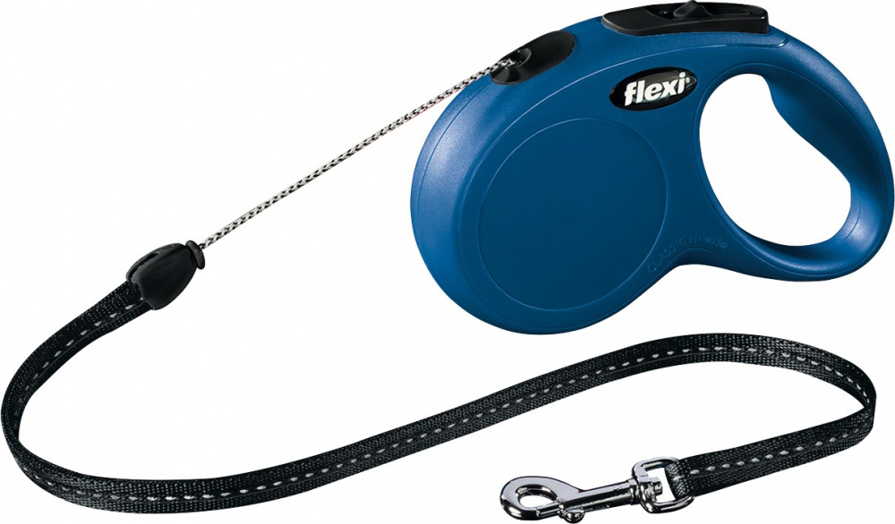 Flexi.de Vodítko Flexi Classic S 5m (max 12kg) lanko modrá