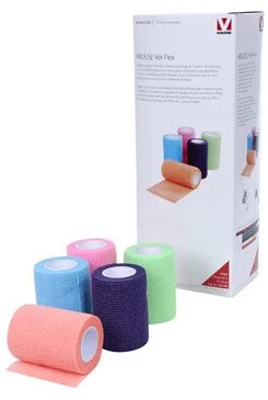 KRUUSE Obinadlo elast. Vet-Flex 7,5cm x 4,5m mix Kruuse 10ks
