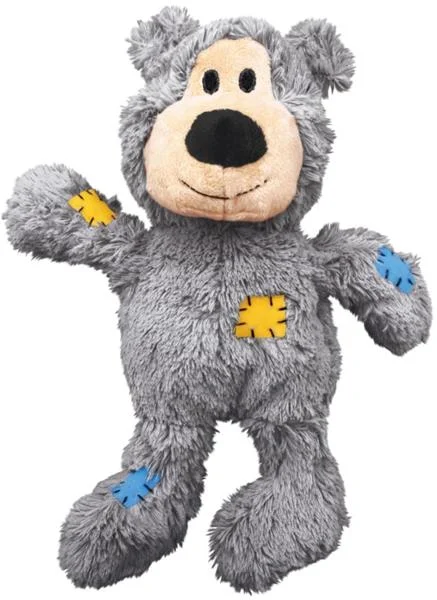 Hračka textil KONG Wild Knots Bear S/M mix