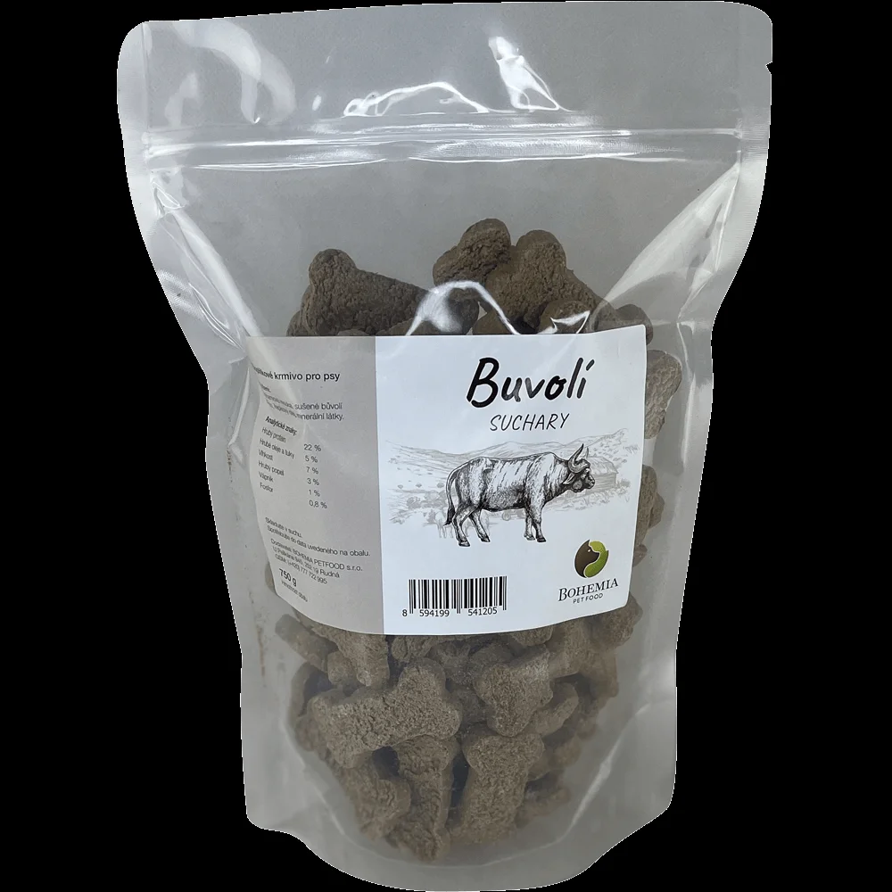 Bohemia Pet Food BOHEMIA Bůvolí suchary 750g
