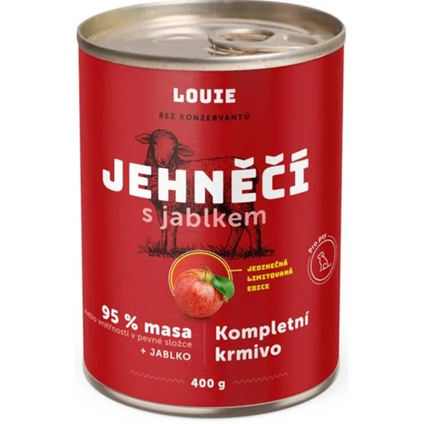 Louie Kompletní krmivo jehněčí s jablkem pro psy