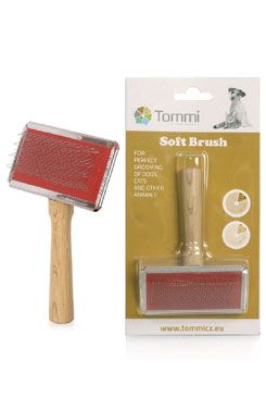 Kartáč pro psy a kočky - jemný střední TOMMI