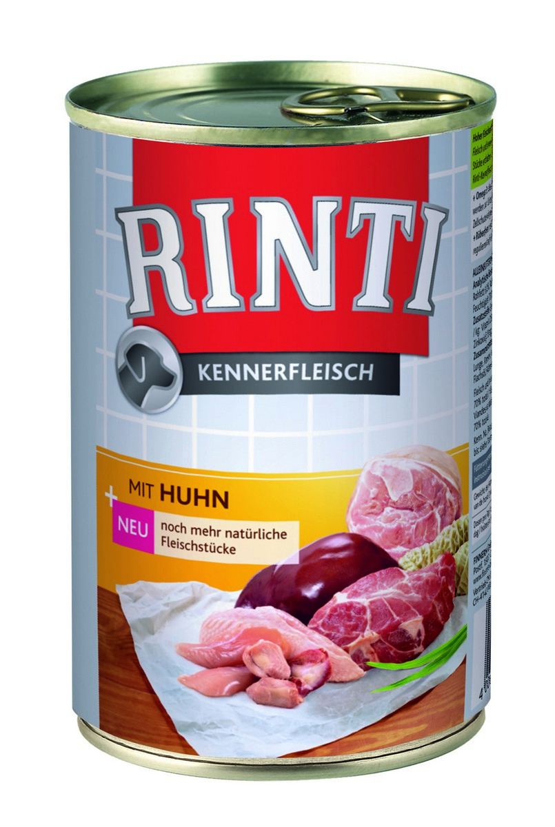 Rinti Dog Kennerfleisch konzerva kuře 400g