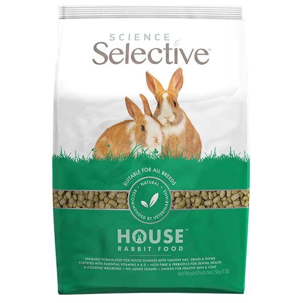 SUPREME Science Selective house rabbit krmivo pro králíky v bytě 1,5 kg