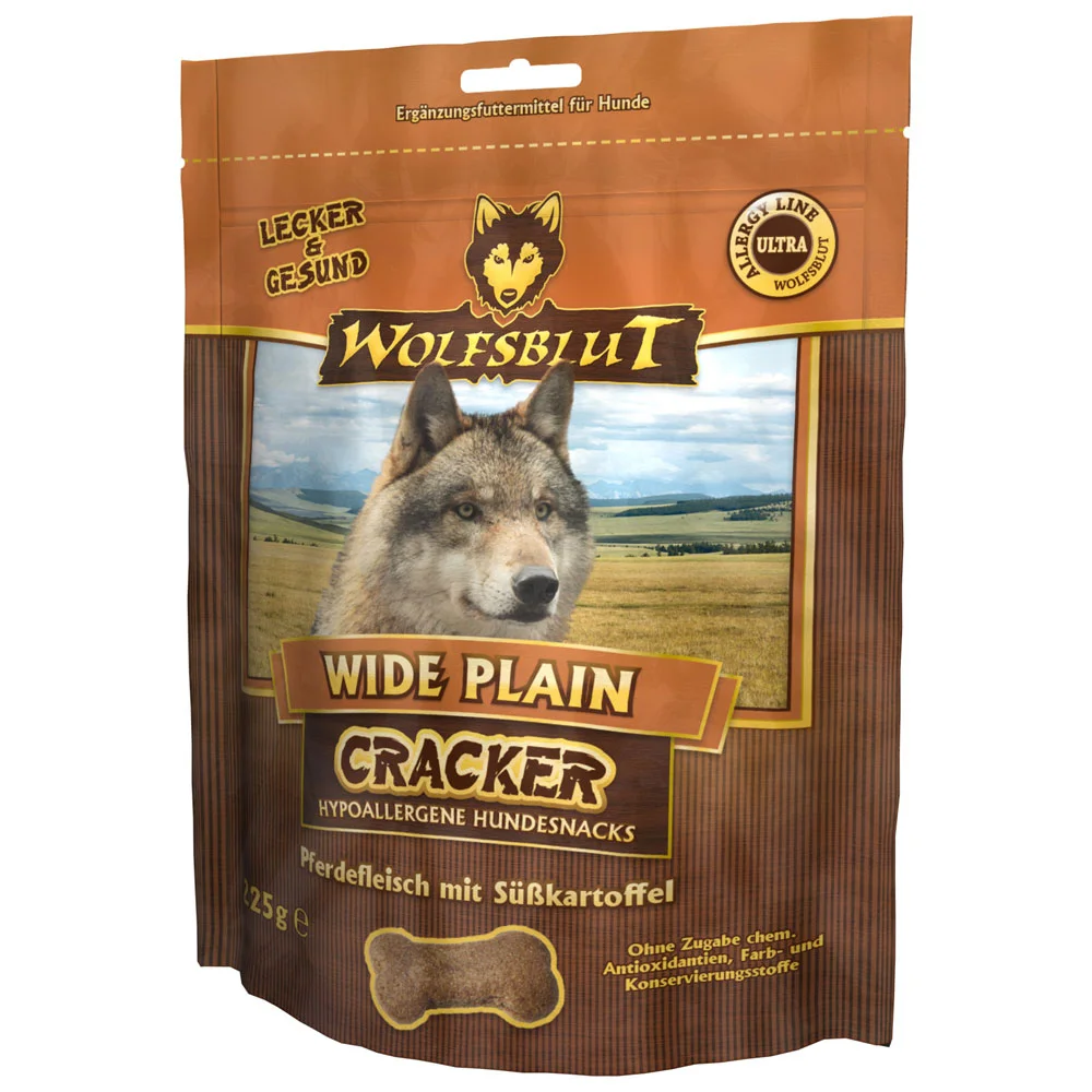 Wolfsblut Dog Cracker Wide Plain  70g