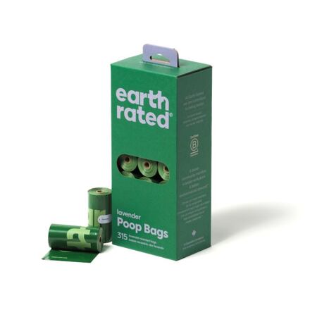 Earth Rated sáčky na psí exkrementy s vůní levandule 21 rolí