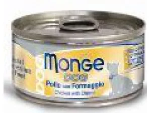 MONGE DOG NATURAL pro psy 95g kuřecí maso se sýrem