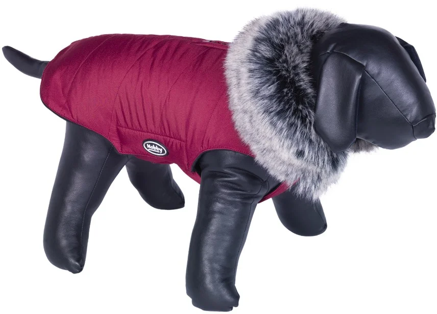 Nobby ADUA obleček pro psa červená s kožíškem 44cm