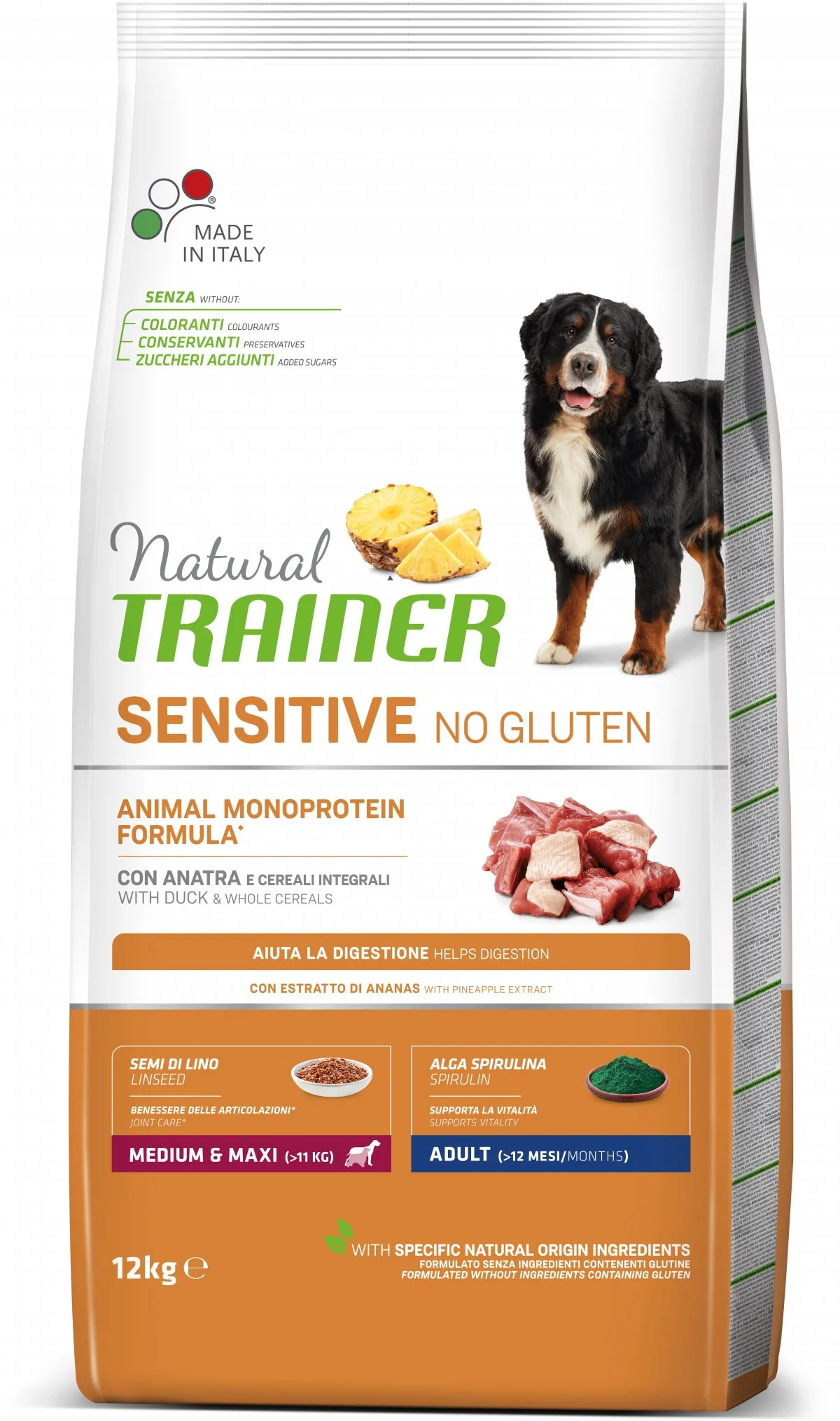 TRAINER Natural SENSITIVE No gluten Adult M/M kachna 12kg