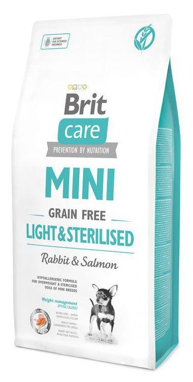 Brit Care Dog Mini Light/Sterilised Grain-free - 7kg