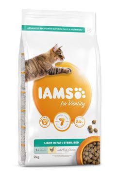 IAMS for Vitality Weight Control Cat Food with Fresh Chicken  2 kg