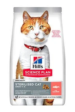 Hill´s Pet Nutrition Hill's Fel. SP Adult Sterilised Cat Salmon 15kg