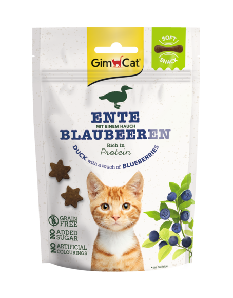 Gimcat Soft Snacks Kachna s borůvkami  60g