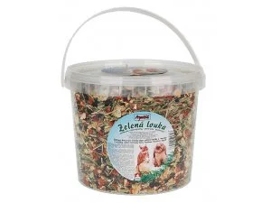 Apetit - zelená louka (kbelík) - krmivo pro hlodavce, 1kg