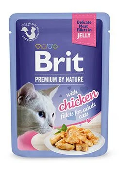 Brit Premium Cat D Fillets in Jelly with Chicken 85 g - 1 ks