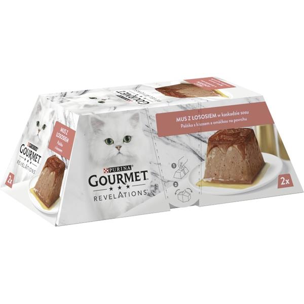 Gourmet Revelations lososová paštika pro kočky (2×57 g)
