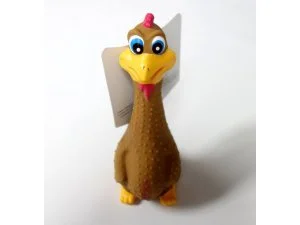 HRAČKY SALAČ Kohout pískací - LATEX 19cm (166/1)