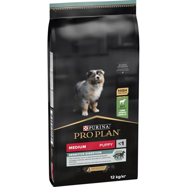 PRO PLAN Puppy Medium Sens.Digestion Lamb 12 Kg