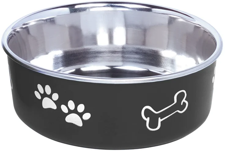 Nobby Fusion nerez miska s plast. opláštěním černá 16cm 940ml