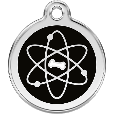Známka Red Dingo Atom černá velikost známky M - 30 mm