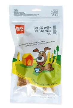Pochoutka sušená MAPES králičí ouško 1 bal.