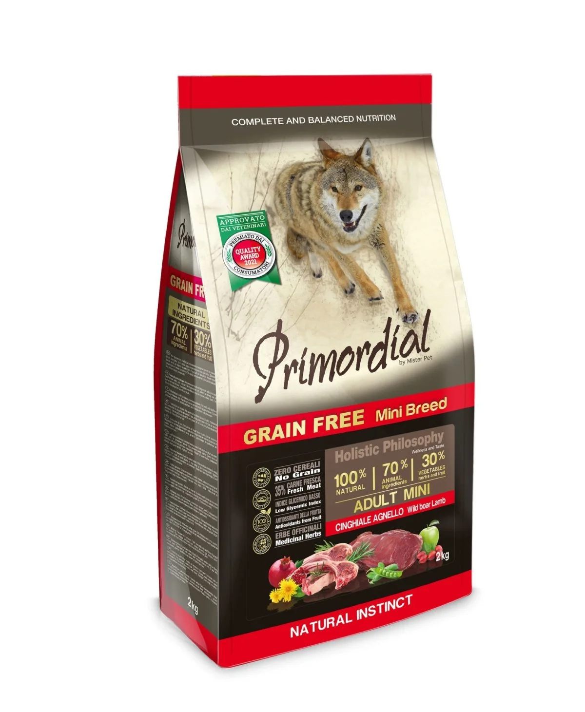 Primordial PGF Mini Adult Wild Boar & Lamb 6kg