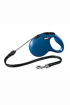 Vodítko FLEXI Classic NEW lanko 8 m/ 12 kg modrá