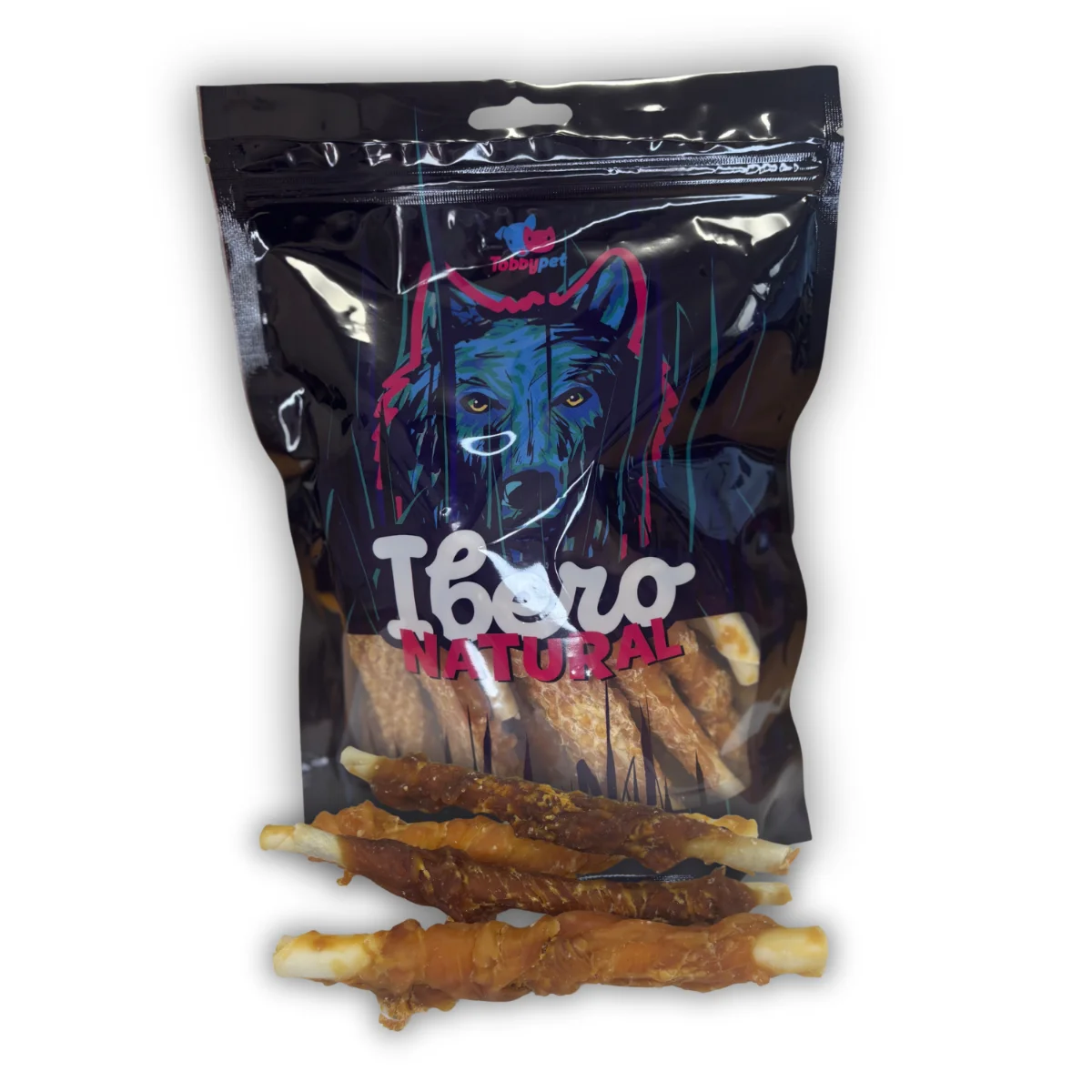 Ibero Natural Snack Chicken Rawhide Roll - 300g