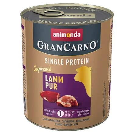 Animonda GRANCARNO Single Protein 800 g čisté jehněčí, konzerva pro psy