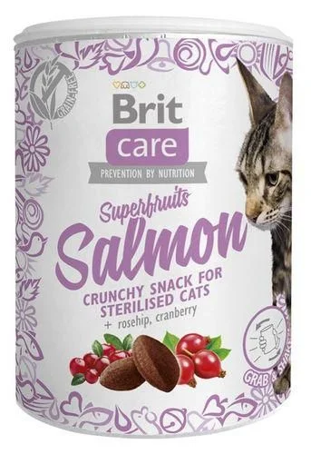 Brit Care Cat Snack Superfruits Salmon  100 g