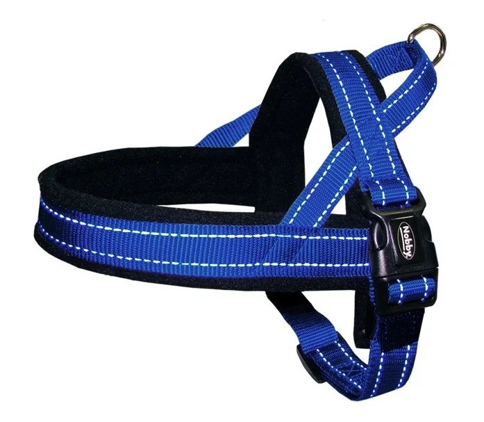 Nobby Classic Reflect Soft norský reflexní postroj modrý S