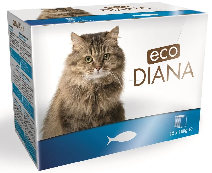 Diana Eco Diana eco kapsičky rybí kousky v omáčce 12x100g