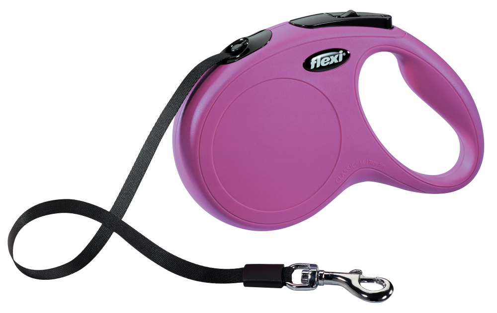 Flexi.de Vodítko Flexi Classic S 5m (max 15kg) pásek růžová