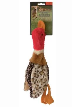 Hračka pes Kachna pískací Skinneeez 35 cm