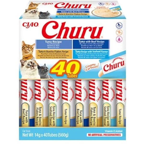 Churu Cat BOX Tuna Variety  40x14g