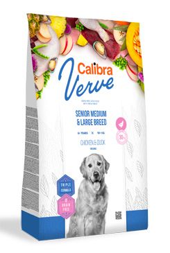 Calibra Dog Verve GF Senior M&L Chicken&Duck 12 kg 