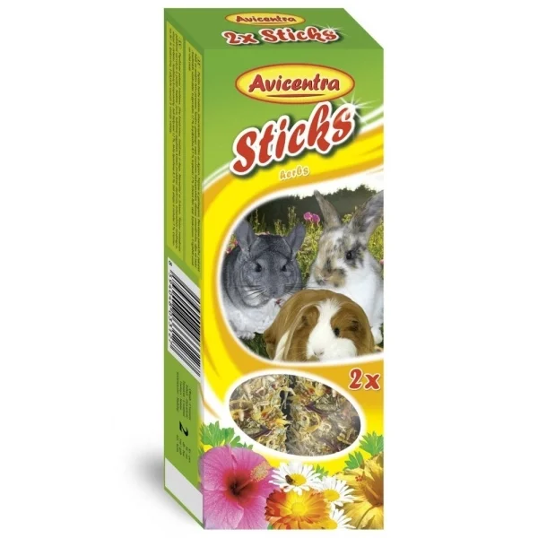 Avicentra tyčinky velký hlodavec - bylinky 2 ks