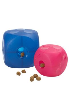 Hračka pes BUSTER Soft Cube 12 cm modrá