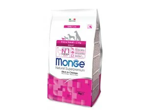 MONGE Dog EXTRA MINI Adult Kuře, rýže 3kg