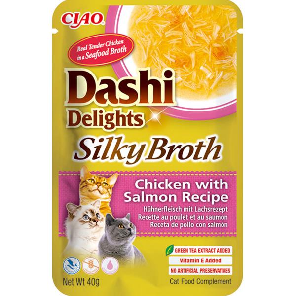 Churu Dashi Delights Silky kaps. kuře a losos 40 g