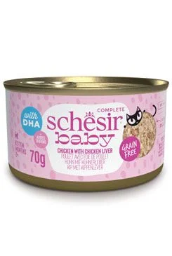 Schesir Cat konz. Kitten Wholefood kuře/játra  70 g 