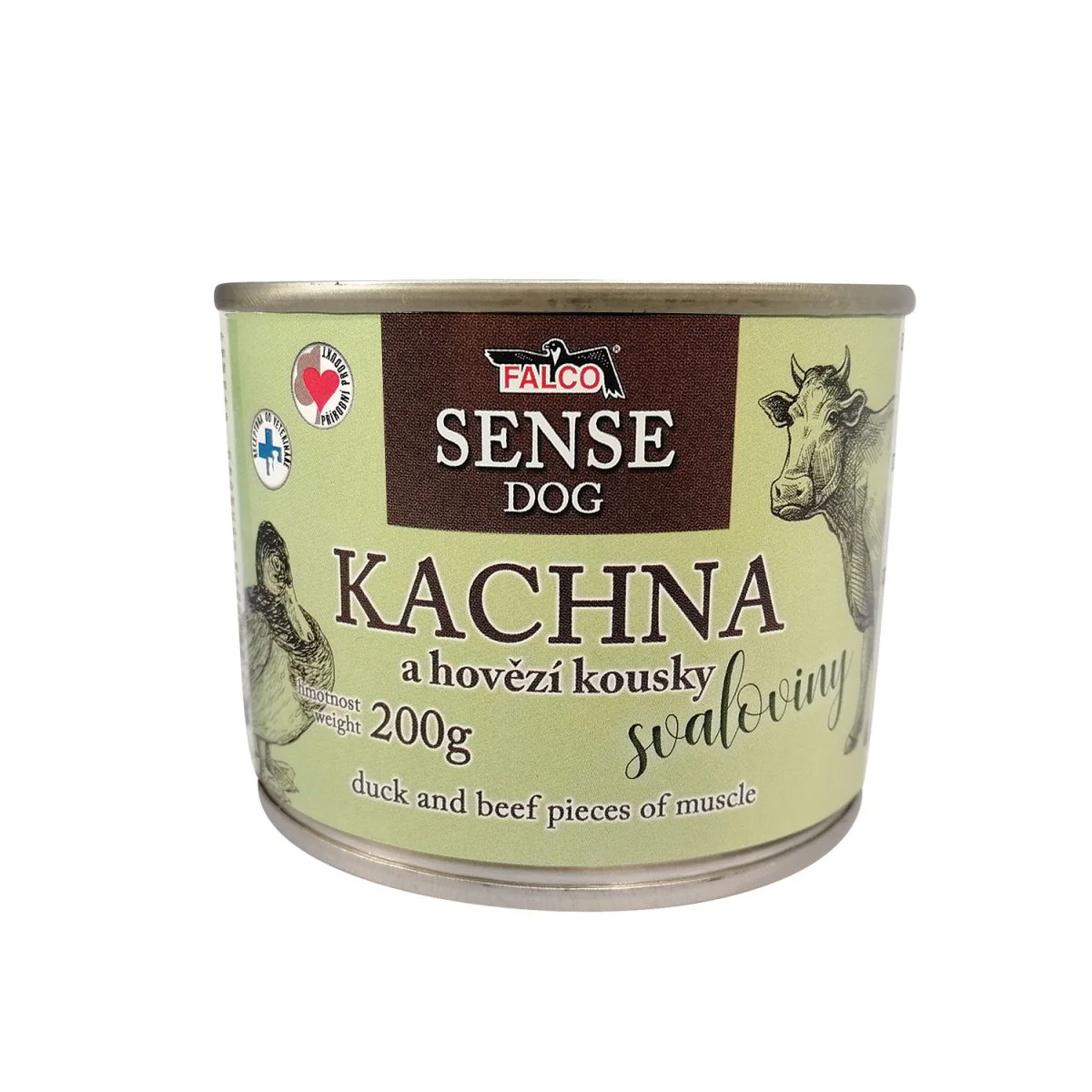 Falco FALCO SENSE DOG kachna a hovězí 200g
