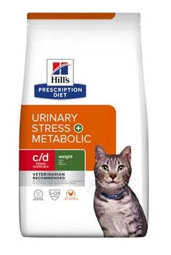 Hill’s Fel. PD C/D Urinary Stress+Metabolic 3kg NEW