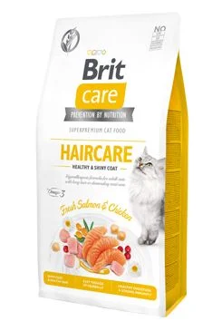 Brit Care Cat GF Haircare Healthy&Shiny Coat 7 kg